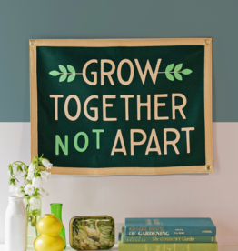 Oxford Pennant Grow Together Not Apart Felt Flag