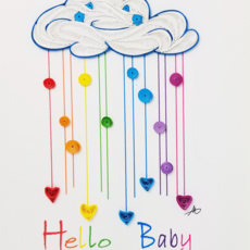 Iconic Quilling Quilling Greeting Card Hello Baby