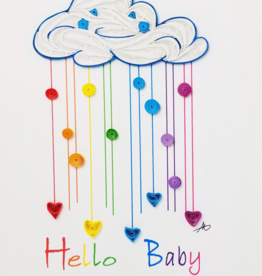 Iconic Quilling Quilling Greeting Card Hello Baby