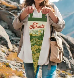 Benoits Design Co. Felt Pennant - Go Outside