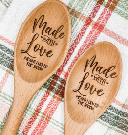 Wood & Ash "Made With Love" Wooden Spoon