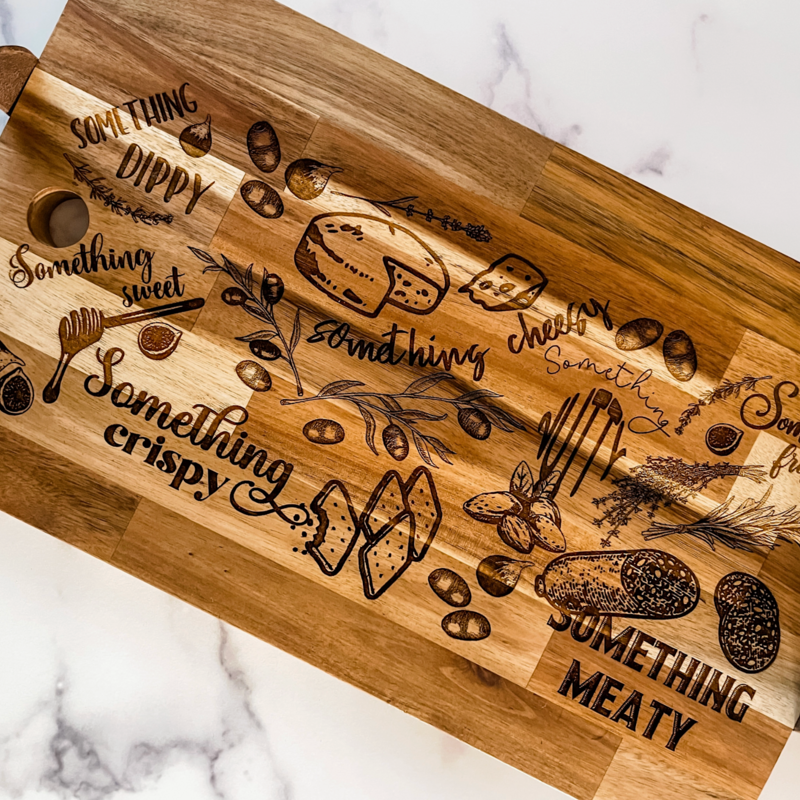 Wood & Ash Charcuterie "How To" Board