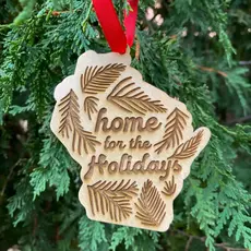Bottlebrush Graphics Ornament - Home for the Holidays