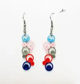 Iconic Quilling Quilling Earrings - Bubbles