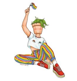 Kayla Marie Nyre Pothead Print - "Pride 2023" (8x8)