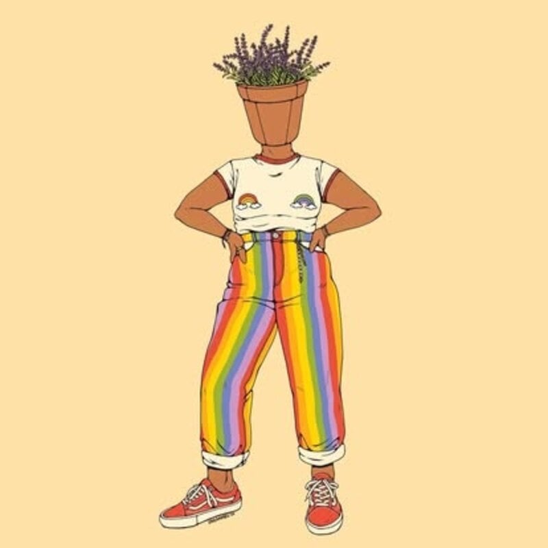 Kayla Marie Nyre Pothead Print - "Pride 2024" (8x8)