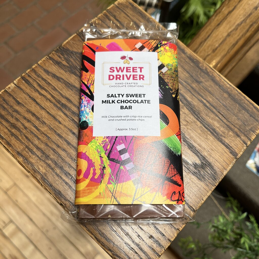 Sweet Driver Chocolates Salty & Sweet Milk Chocolate Bar