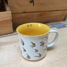 Blue Sky Clayworks So Fly Fishing Lure Mug