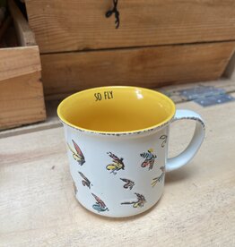 Blue Sky Clayworks So Fly Fishing Lure Mug