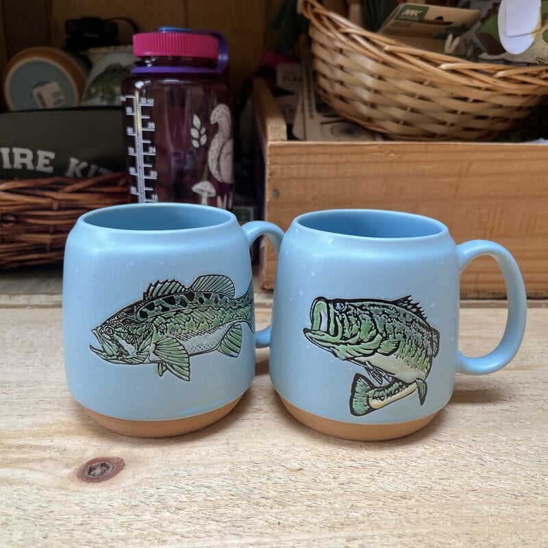 Blue Sky Clayworks Large Mouth Bass Mug