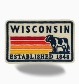 Northern Icons Creations Wisconsin Cow Vintage Embroidered Patch
