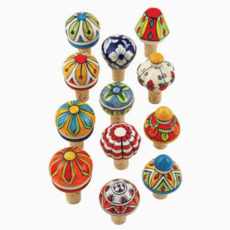Twine Ceramic Wine Stopper Assorted