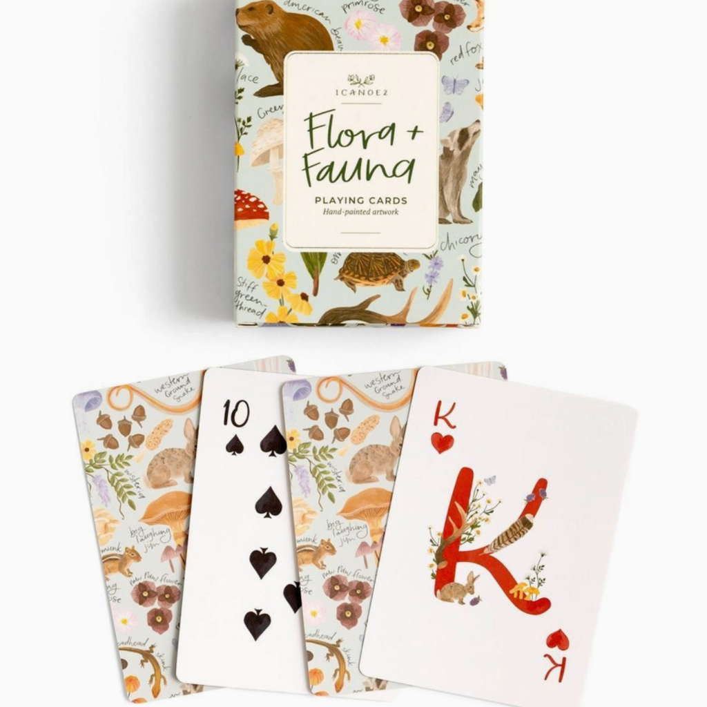 1canoe2 Forest Floor Mushroom Playing Cards