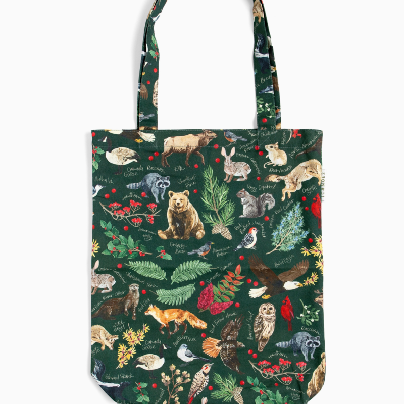 1canoe2 Winter Flora & Fauna Tote