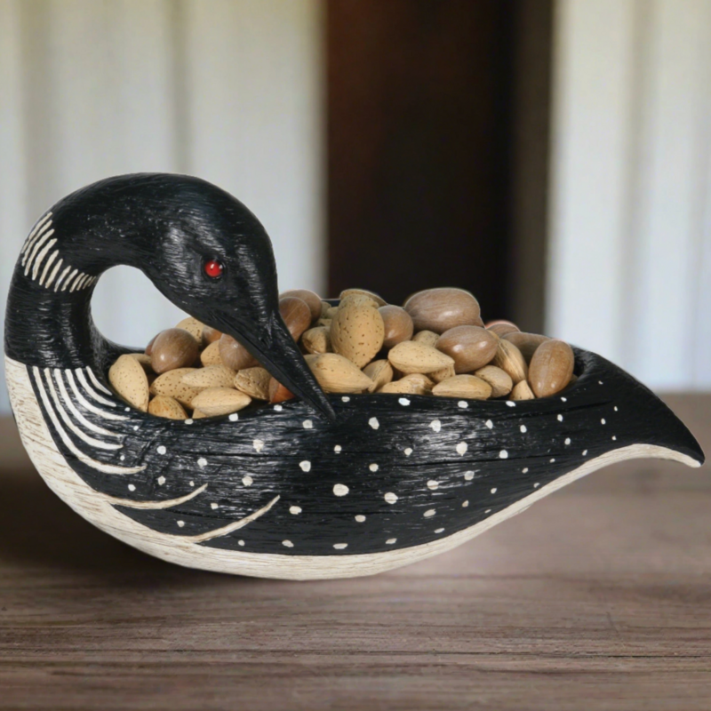 Rivers Edge Products Loon Candy Dish