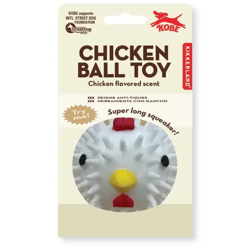 Kikkerland Chicken Dog Ball