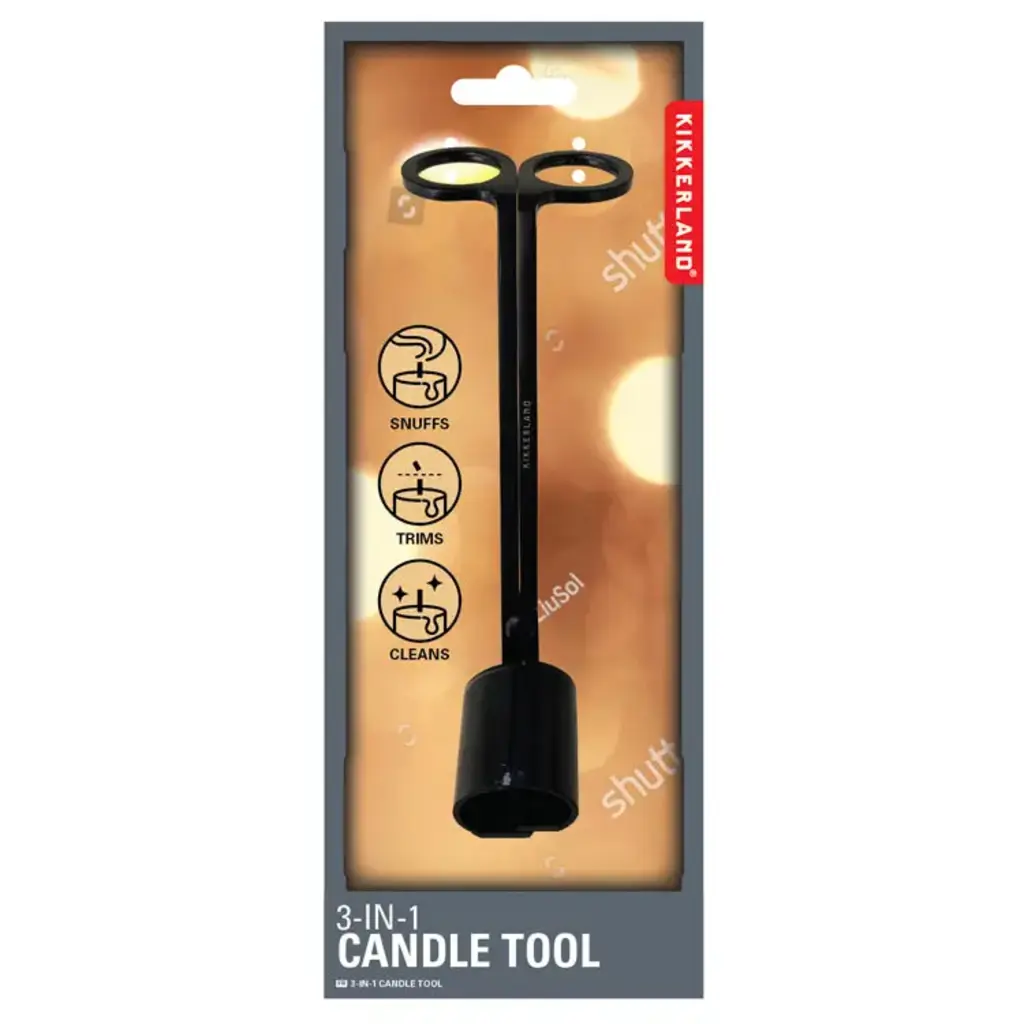 Kikkerland 3 in 1 Candle Tool