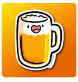 Shop Emily M Beer mug sticker