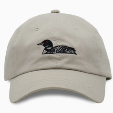 Bird Collective Common Loon Dad Hat- Ivory