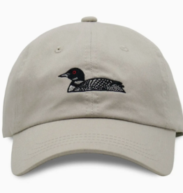 Bird Collective Common Loon Dad Hat- Ivory