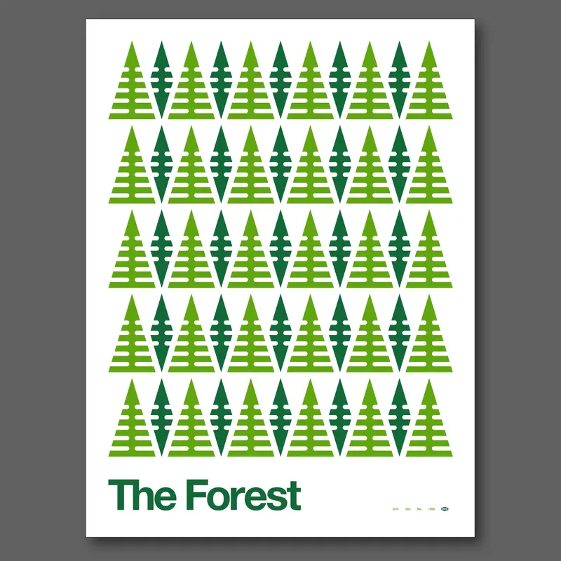 Aaron Draplin The Forest - Draplin Print