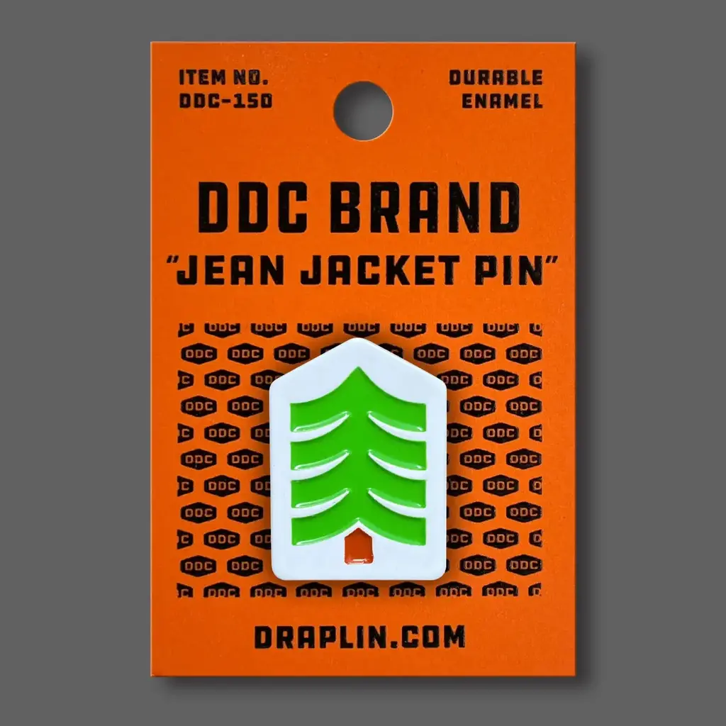 Aaron Draplin Jean Jacket Pin - Great Outdoors