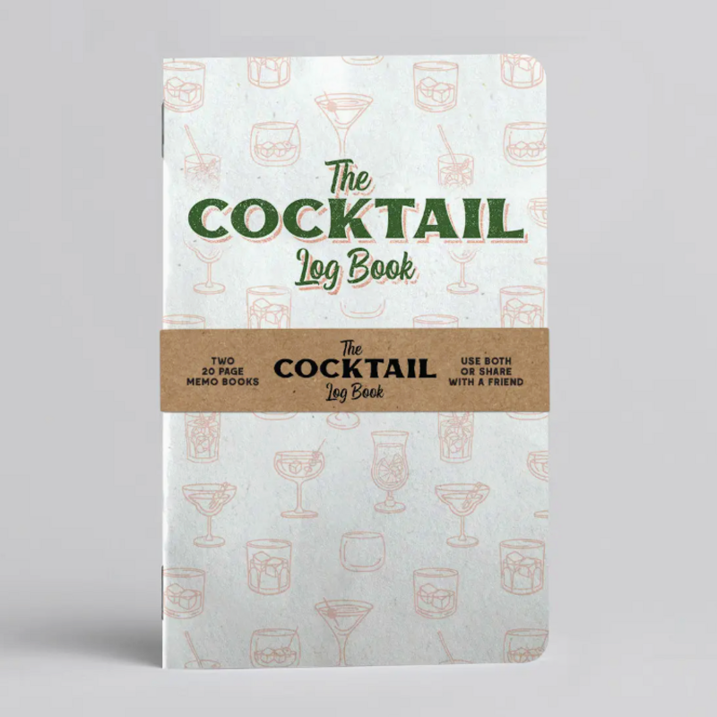 Justin Ryan Books 2 Pack Cocktail Log Book - 20-page books