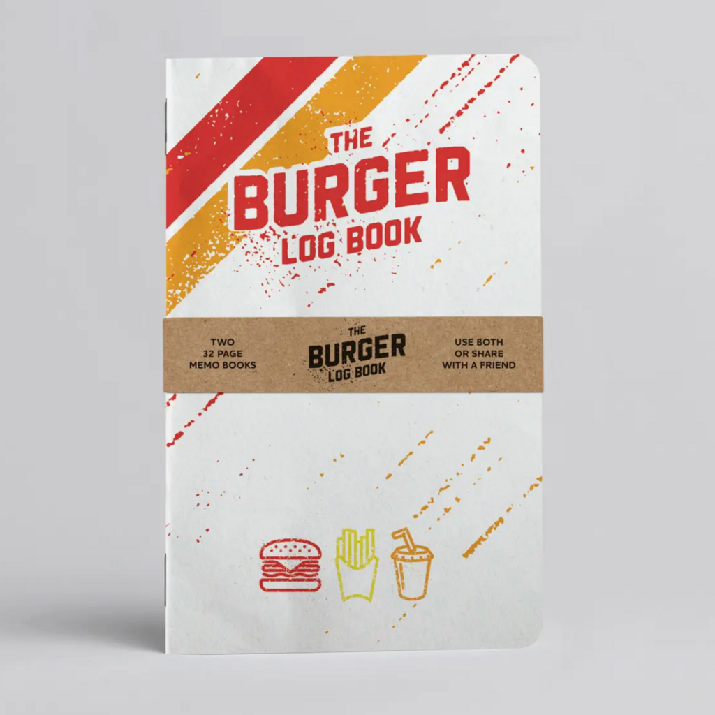 Justin Ryan Books 2 Pack Burger Log Book - 20-page books