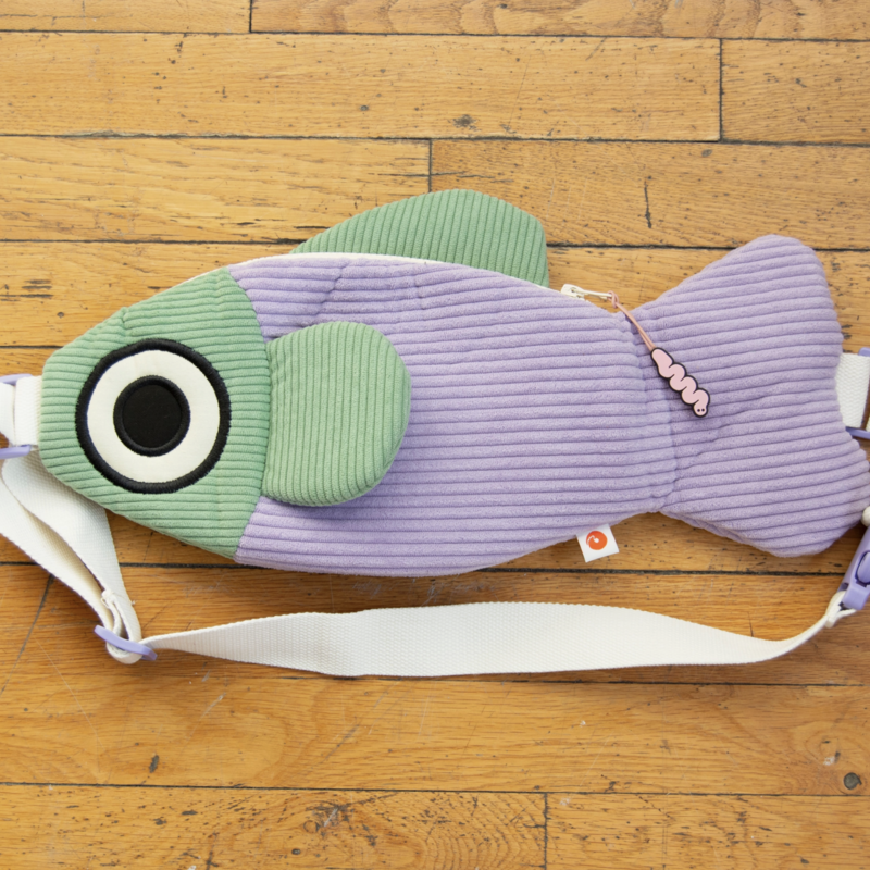 Curlworks The Fish Bag - Lavender/Sage