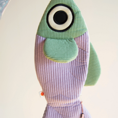 Curlworks The Fish Bag - Lavender/Sage