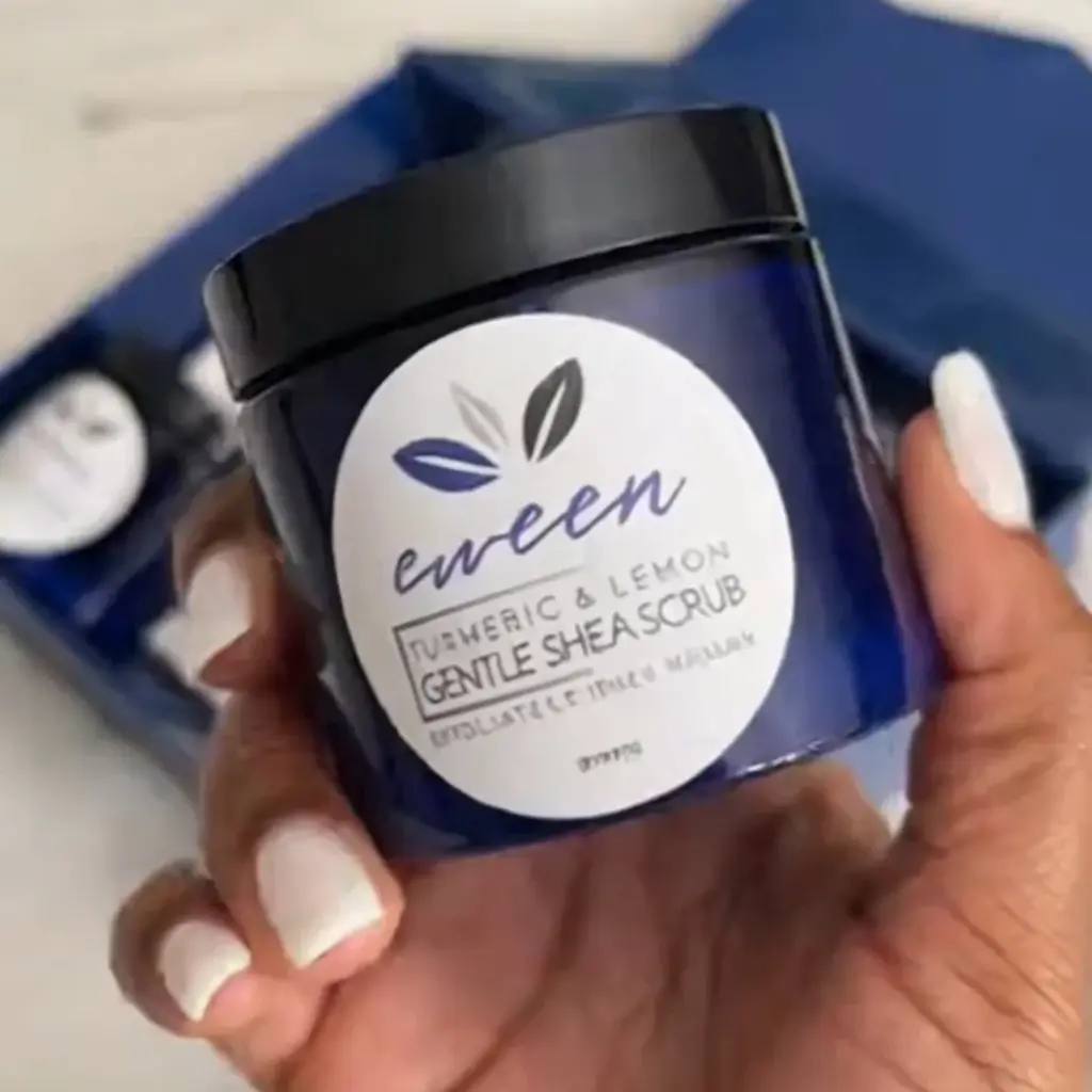 Cween LLC Tumeric + Lemon Gentle Shea Scrub