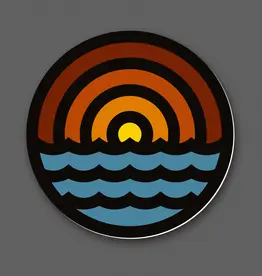 Aaron Draplin Sticker - Waves