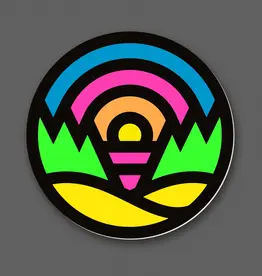 Aaron Draplin Sticker - Wilds Dayglow