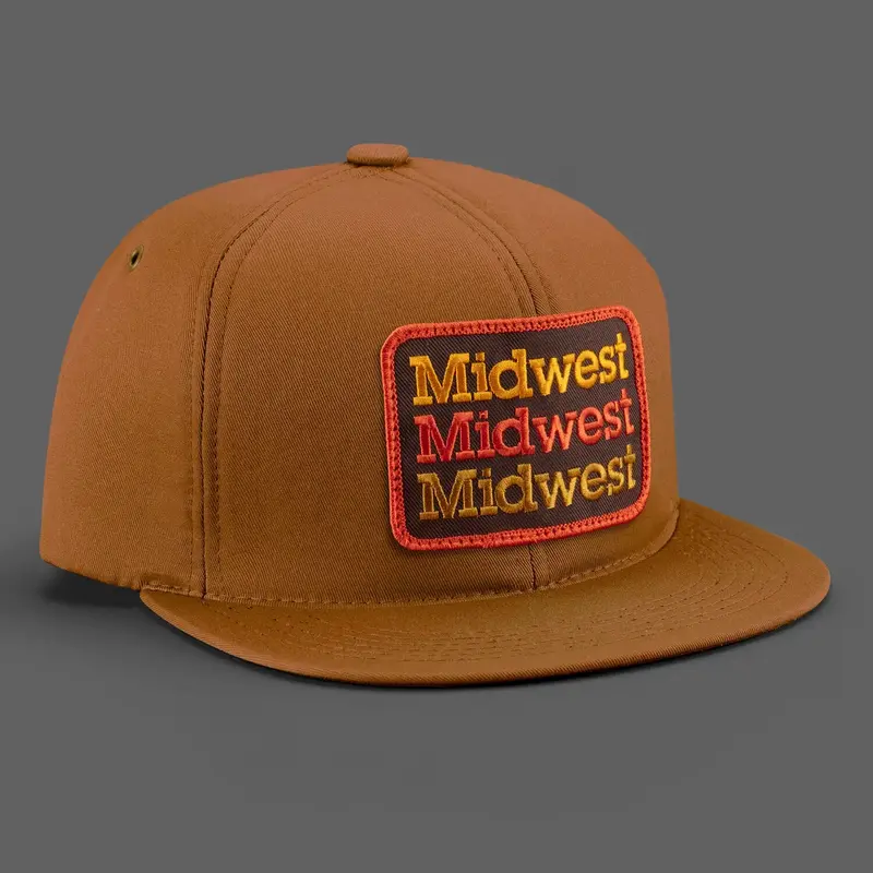 Aaron Draplin Midwest Stack Panel Hat