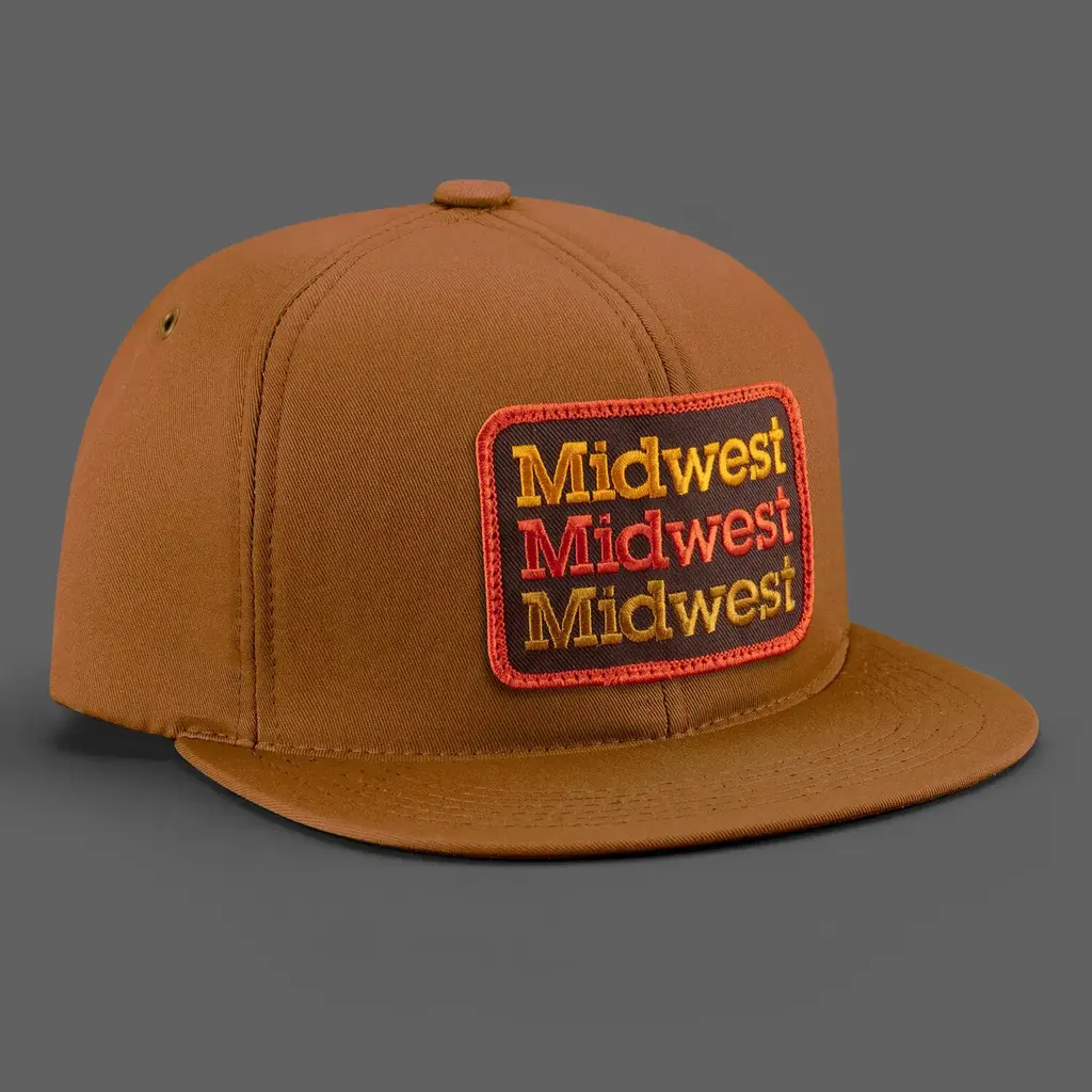 Aaron Draplin Midwest Stack Panel Hat