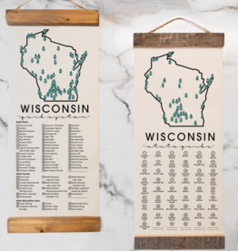 Unfinished Art Studio Wi State Park Adventure Checklist with Pen // Wisconsin