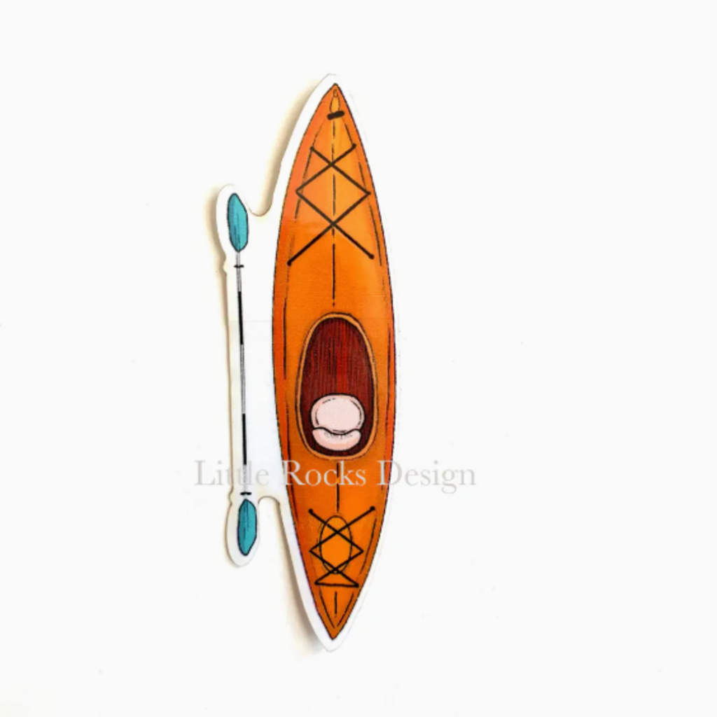 Little Rock Designs Kayak Sticker Waterproof
