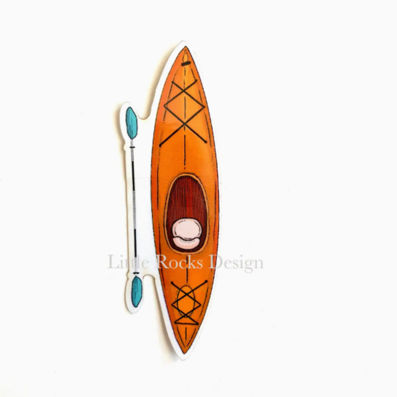 Little Rock Designs Kayak Sticker Waterproof