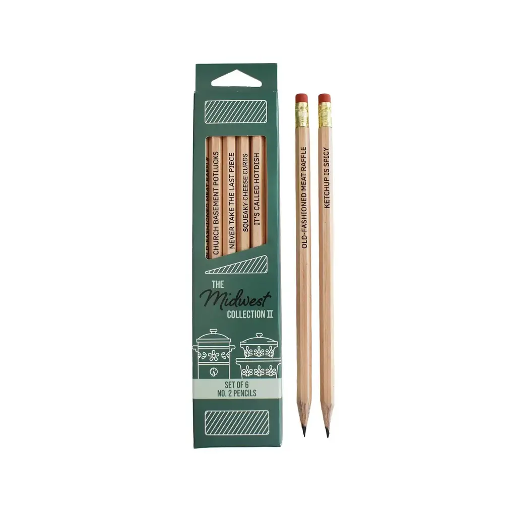 Wild North Co The Midwest Collection 2 Pencil Set (Cheese Curds)