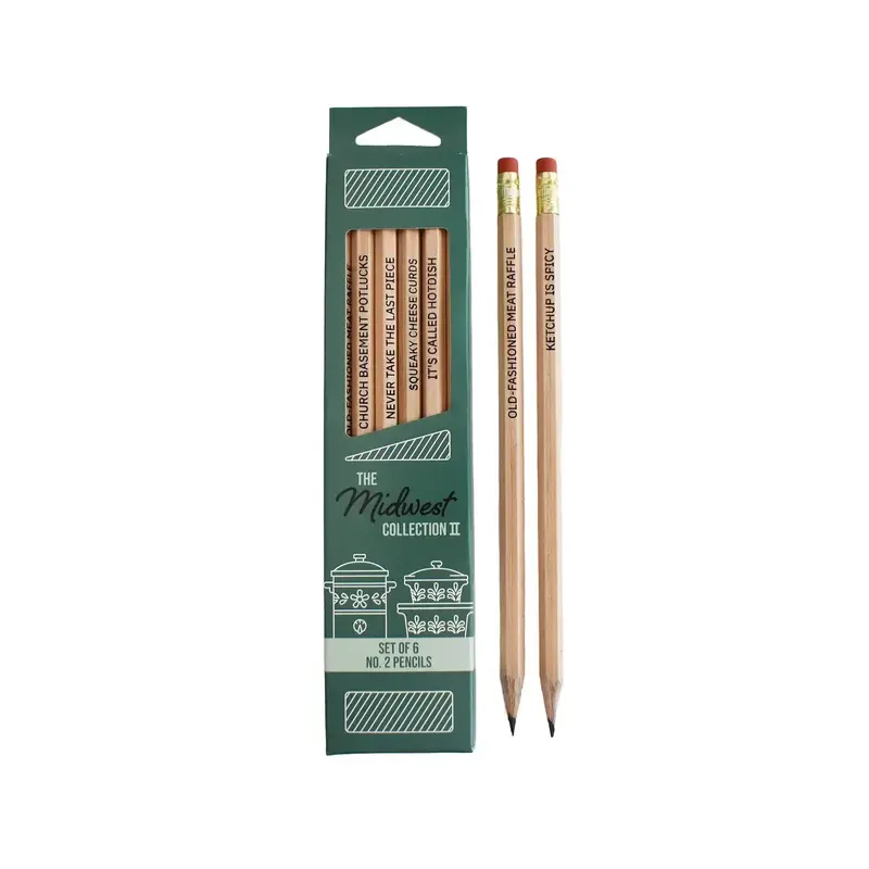 Wild North Co The Midwest Collection 2 Pencil Set (Cheese Curds)
