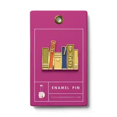 Volume One Enamel Pin - Book Shelf Reading