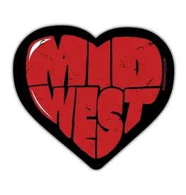 Bozz Prints Midwest Heart Sticker