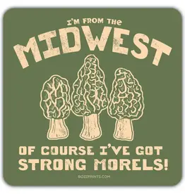 Bozz Prints Midwest Morels Sticker