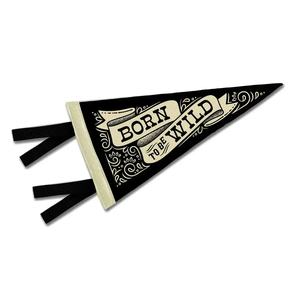Poppy & Quail Born To Be Wild Mini Pennant