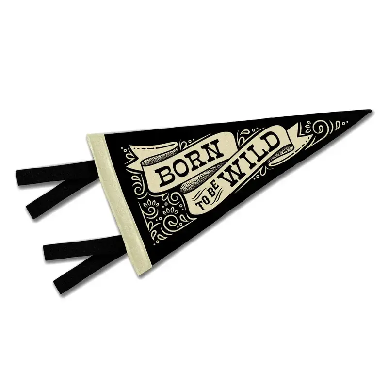 Poppy & Quail Born To Be Wild Mini Pennant