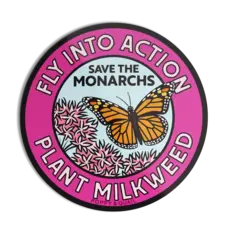Poppy & Quail Fly Into Action Monarch Butterfly Sticker