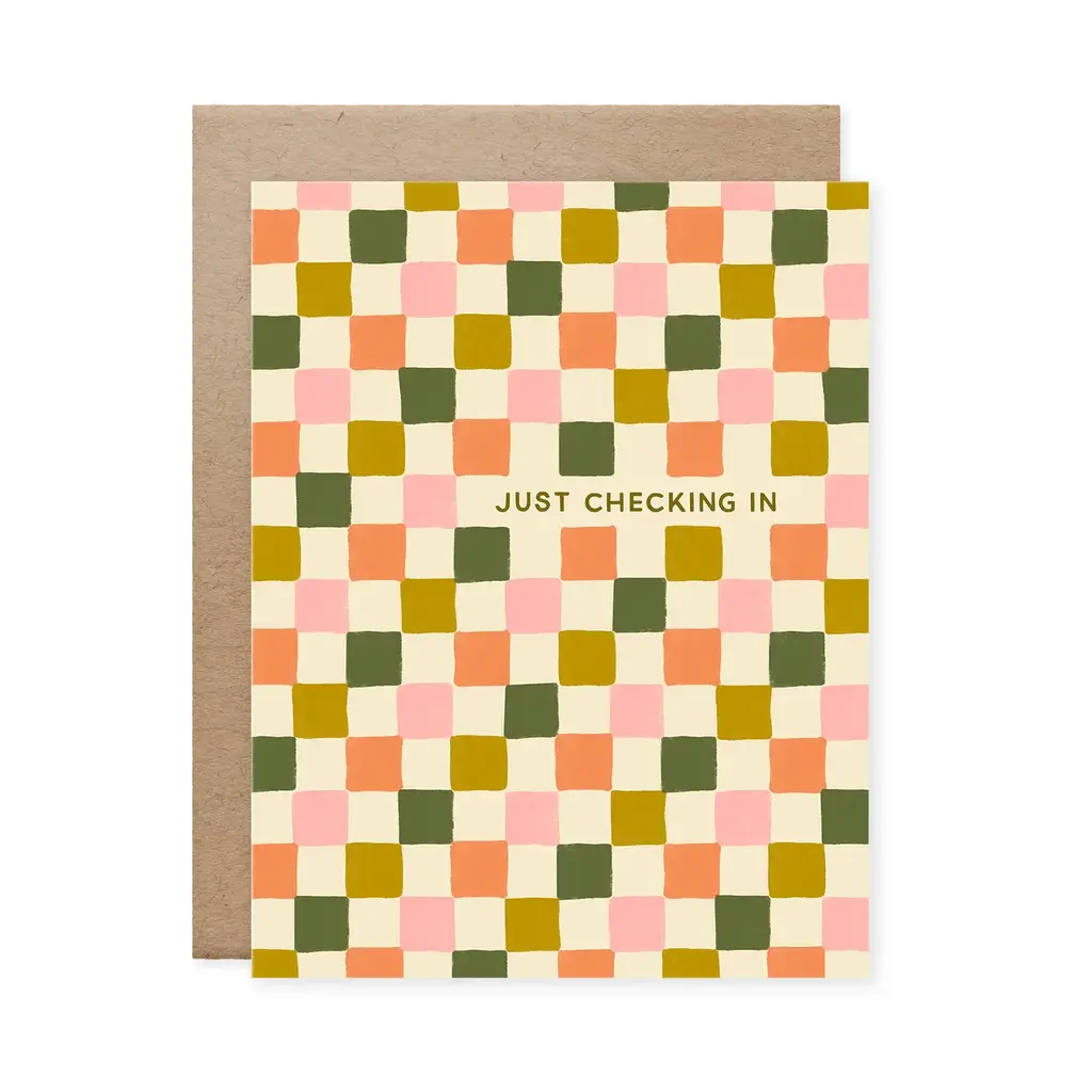 Naomi Paper Co. Greeting Card - Just Checking In