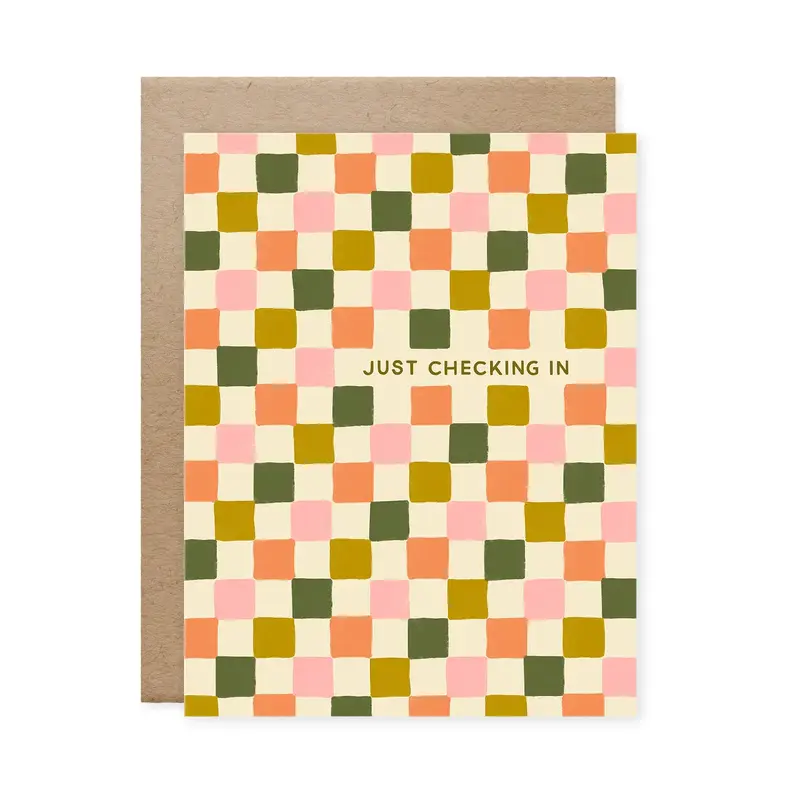 Naomi Paper Co. Greeting Card - Just Checking In