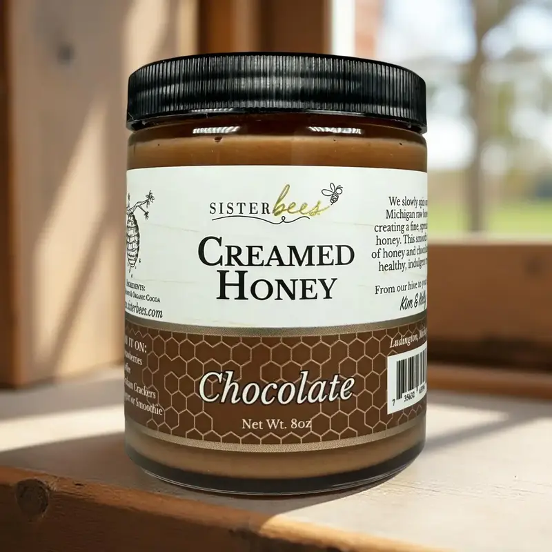 Sister Bees LLC Chocolate Creamed Honey - 8 oz