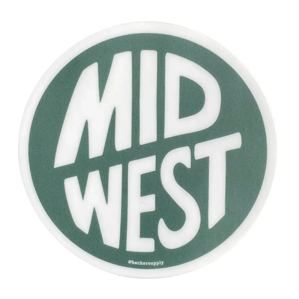 Becker Supply Co. Midwest Sticker - Green
